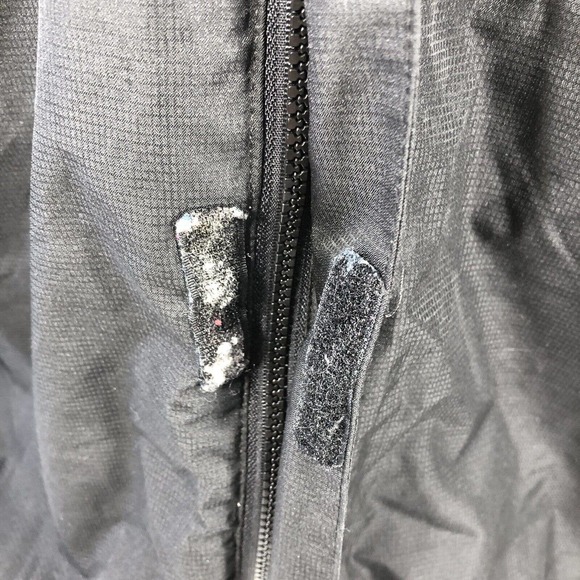 Warrior Jacket Mens 2XL Red Bull Salzburg Hooded Layered Full Zip Black HAS RIPS - Picture 5 of 16